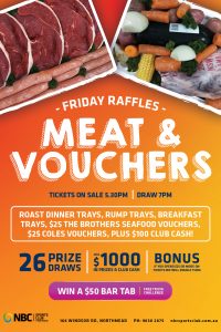 Friday Meat & Voucher Raffles