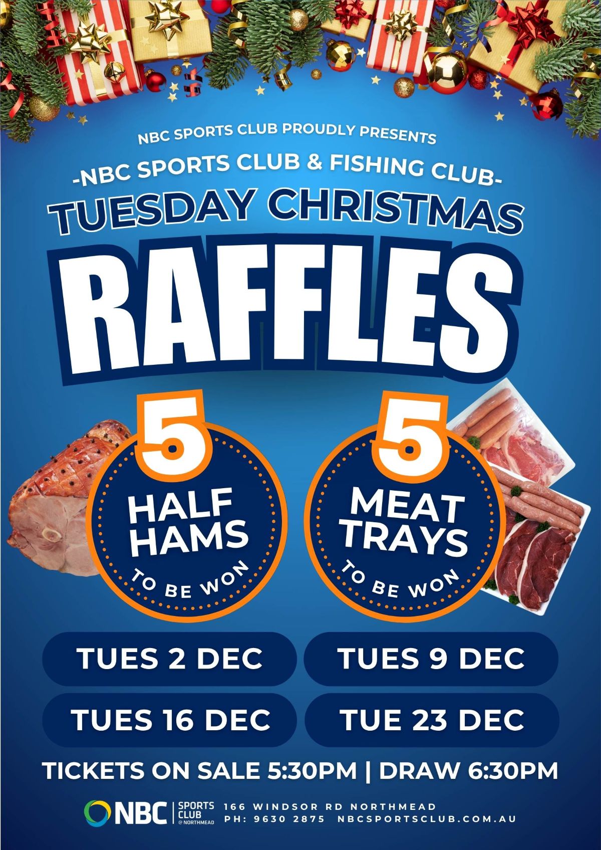 Tuesday Night Raffle NBC Sports | Northmead Bowling Club